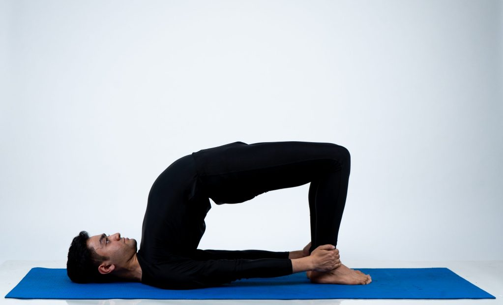 Yoga Pose for Stress Relief – Setu Bandhasana to lift mood and reduce anxiety